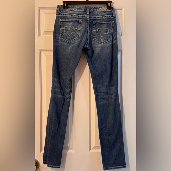 ReRock for Express Stitched Skinny Jean Vintage EUC - Picture 2 of 10